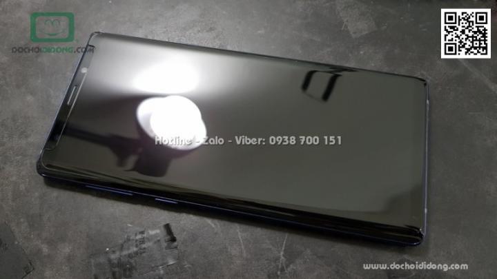 Miếng dán cường lực Samsung Note 9 Zacase trong suốt keo UV cao cấp