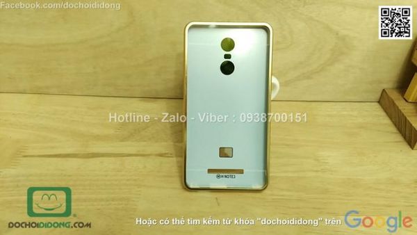 Ốp lưng Xiaomi Redmi Note viền nhôm lưng tráng gương – Đồ Chơi