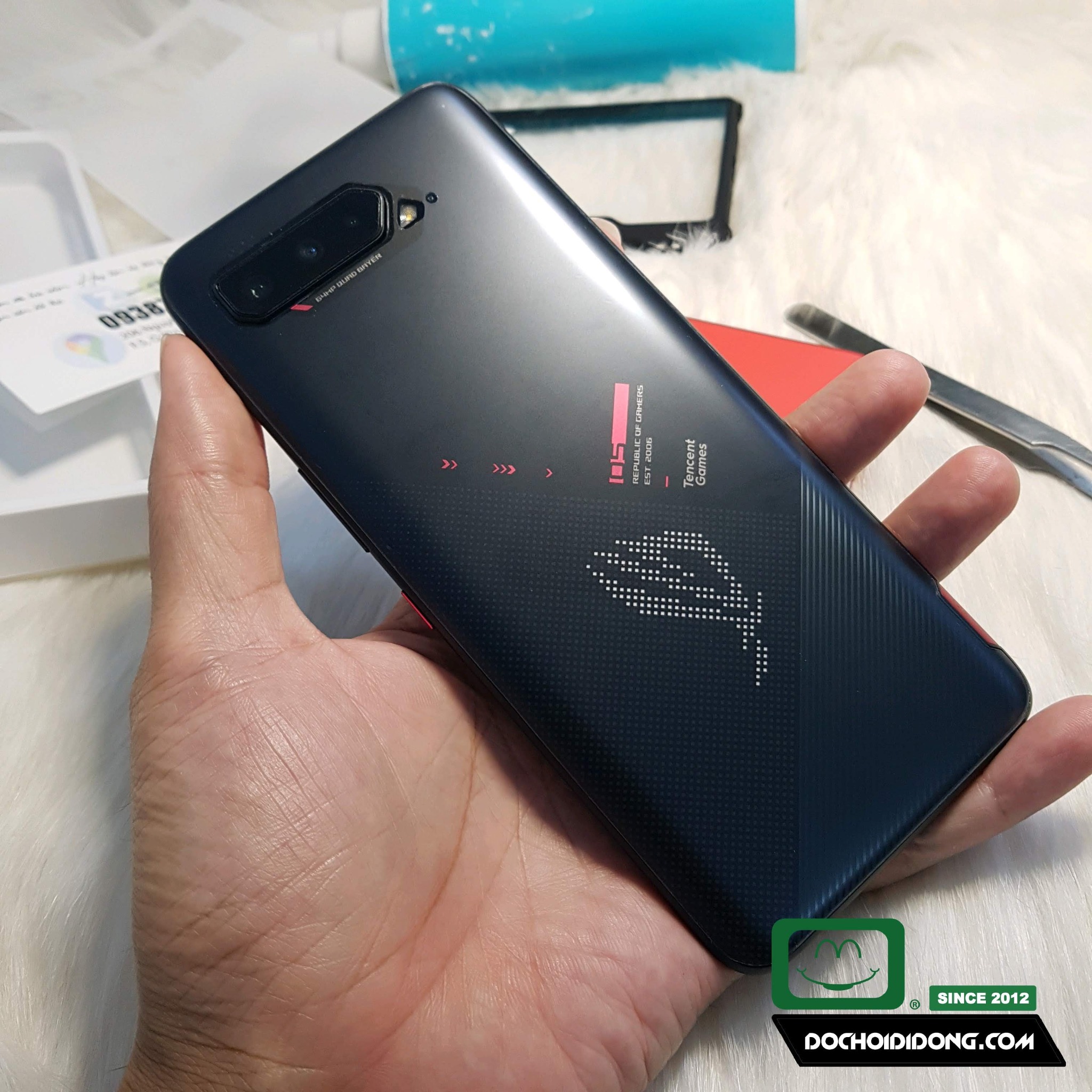 Miếng dán PPF Hydorgen Asus Rog Phone 5 trong, nhám, đổi màu cao cấp