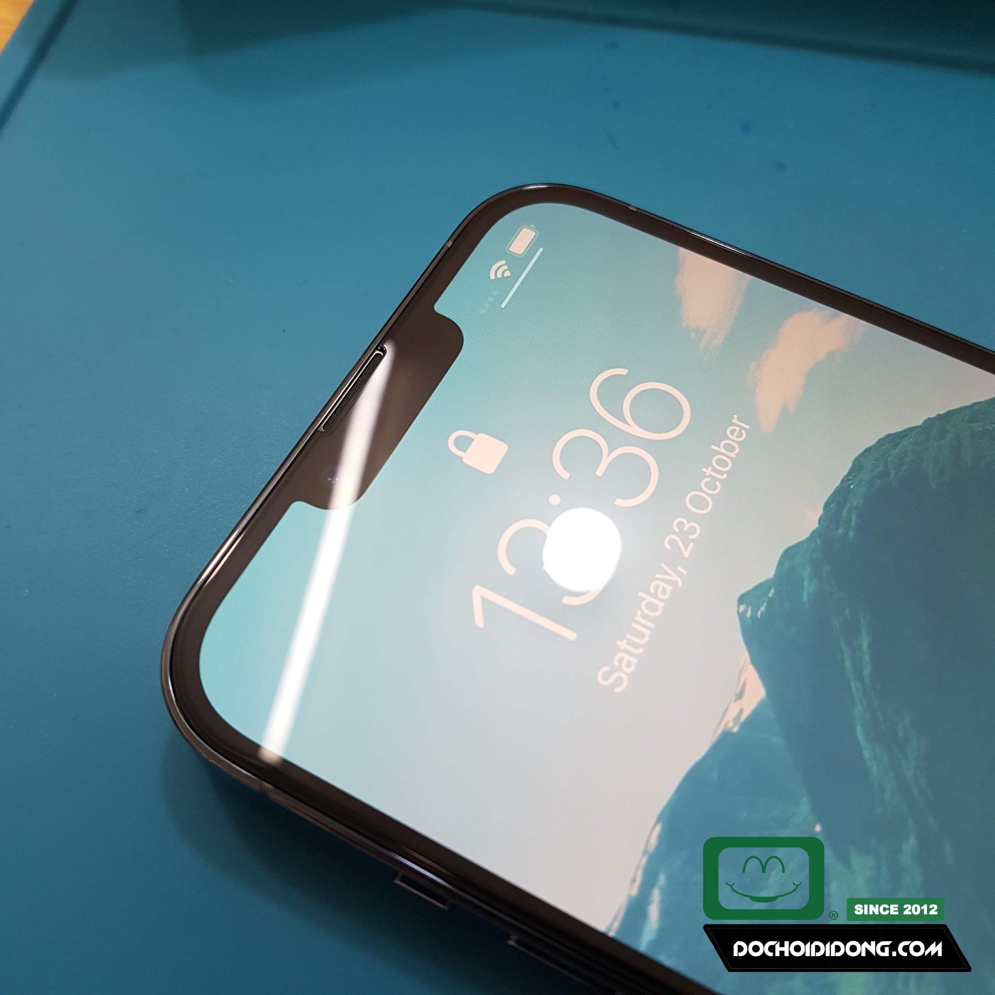 Miếng Dán Cường Lực IPhone 13 Pro Max Mini Mipow King Bull HD Dùng Ốp Chống Sốc