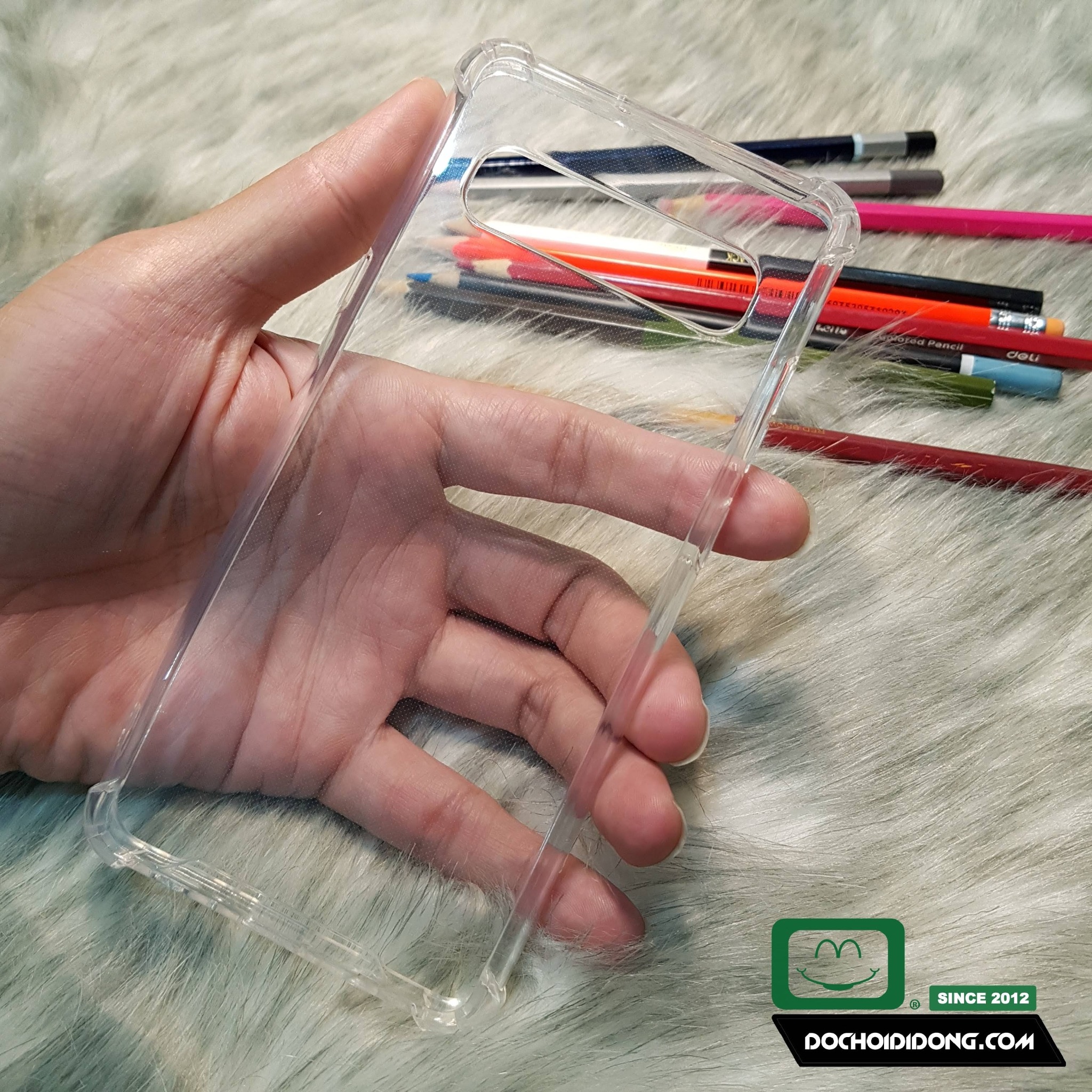 Ốp Lưng Dẻo Trong Suốt Cho Samsung S10 5G Chống Sốc Bảo Vệ Camera