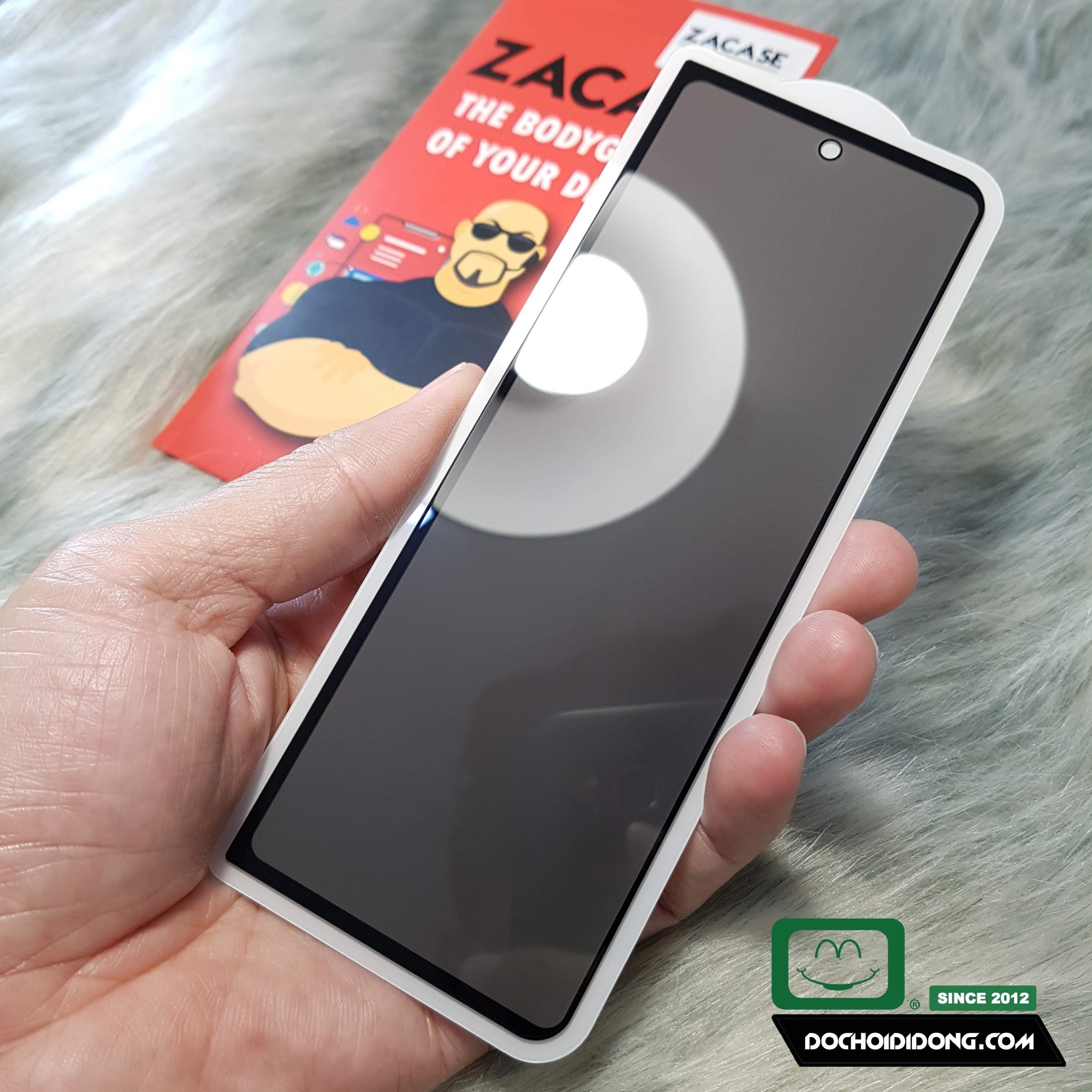 Dán cường lực chống nhìn trộm Samsung Z Fold 3 Zacase Anti Spy full màn hình