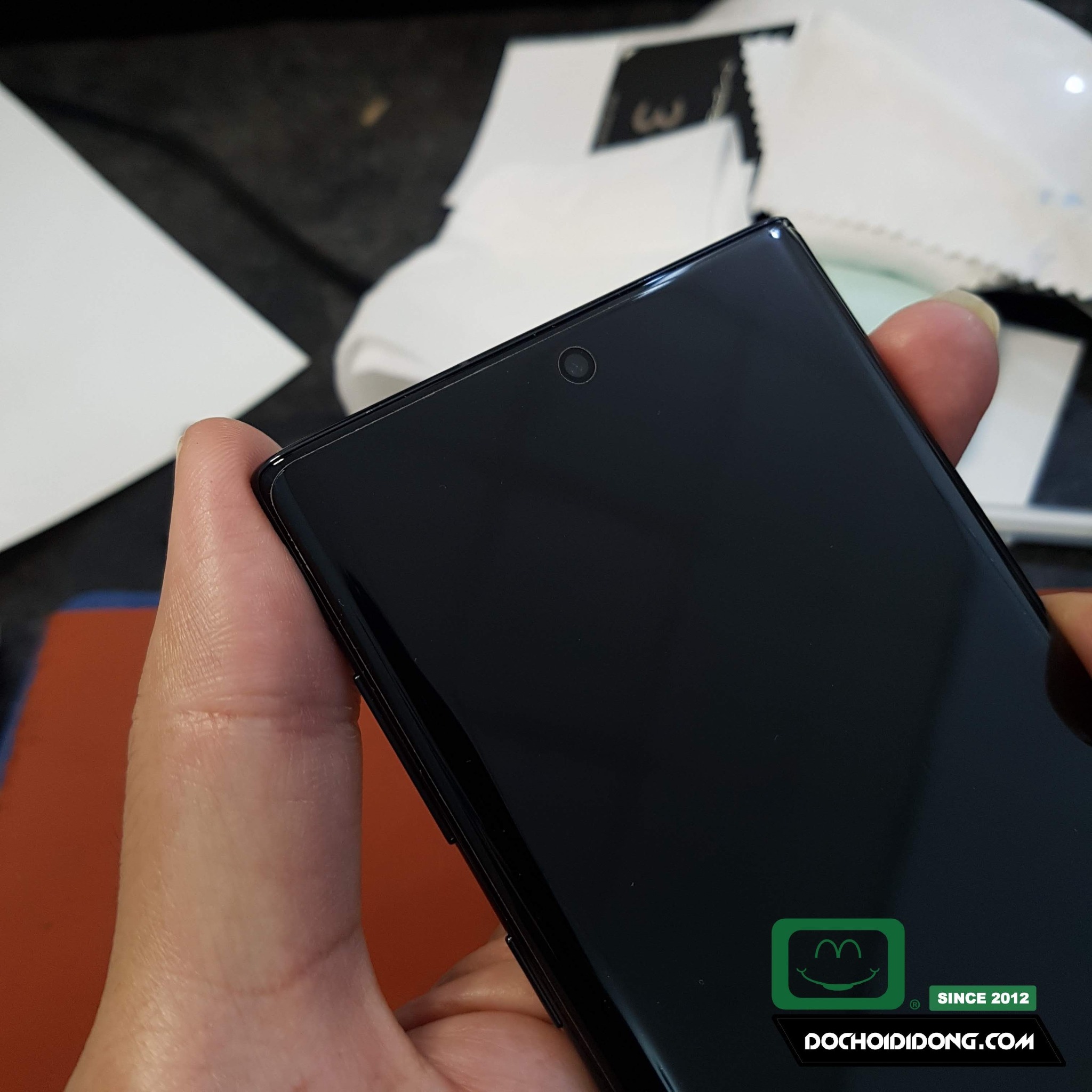 Miếng dán màn hình polime UV kháng khuẩn cao cấp dành cho Samsung Note 10 / Note 10+ Plus