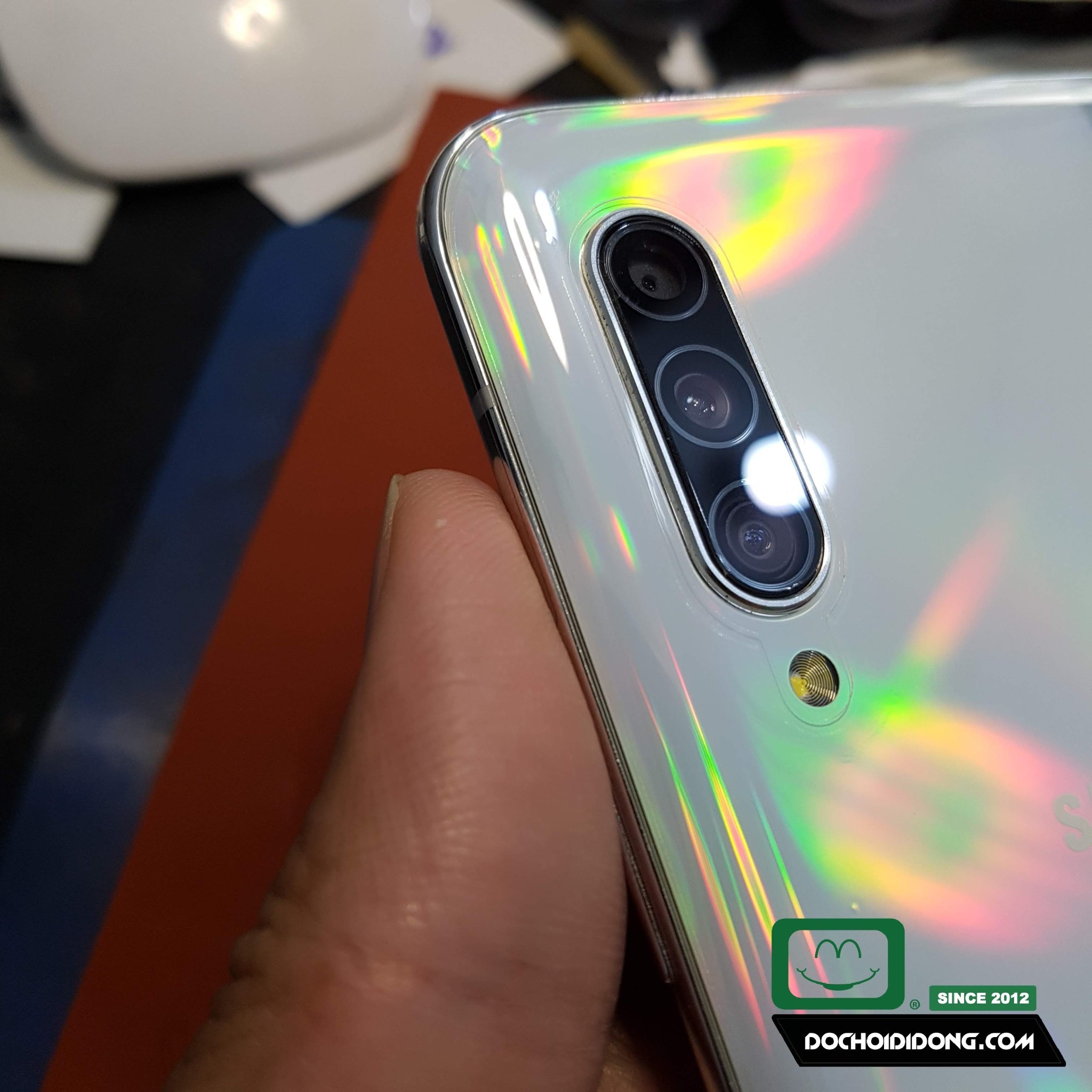 Miếng dán cường lực camera Samsung A90 5G nguyên liệu nhựa nano cao cấp