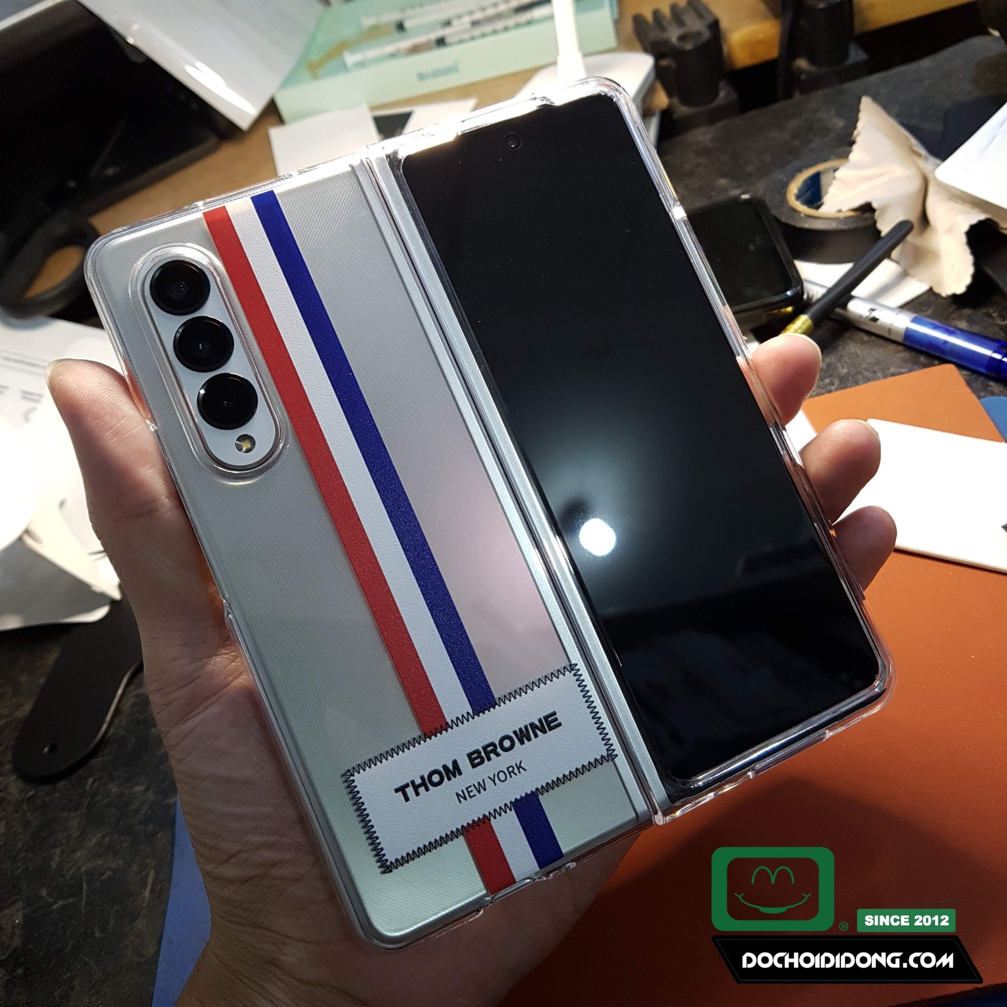 Ốp Lưng Samsung Galaxy Z Fold 3 Likgus Lưng Cứng Trong Chống Sốc