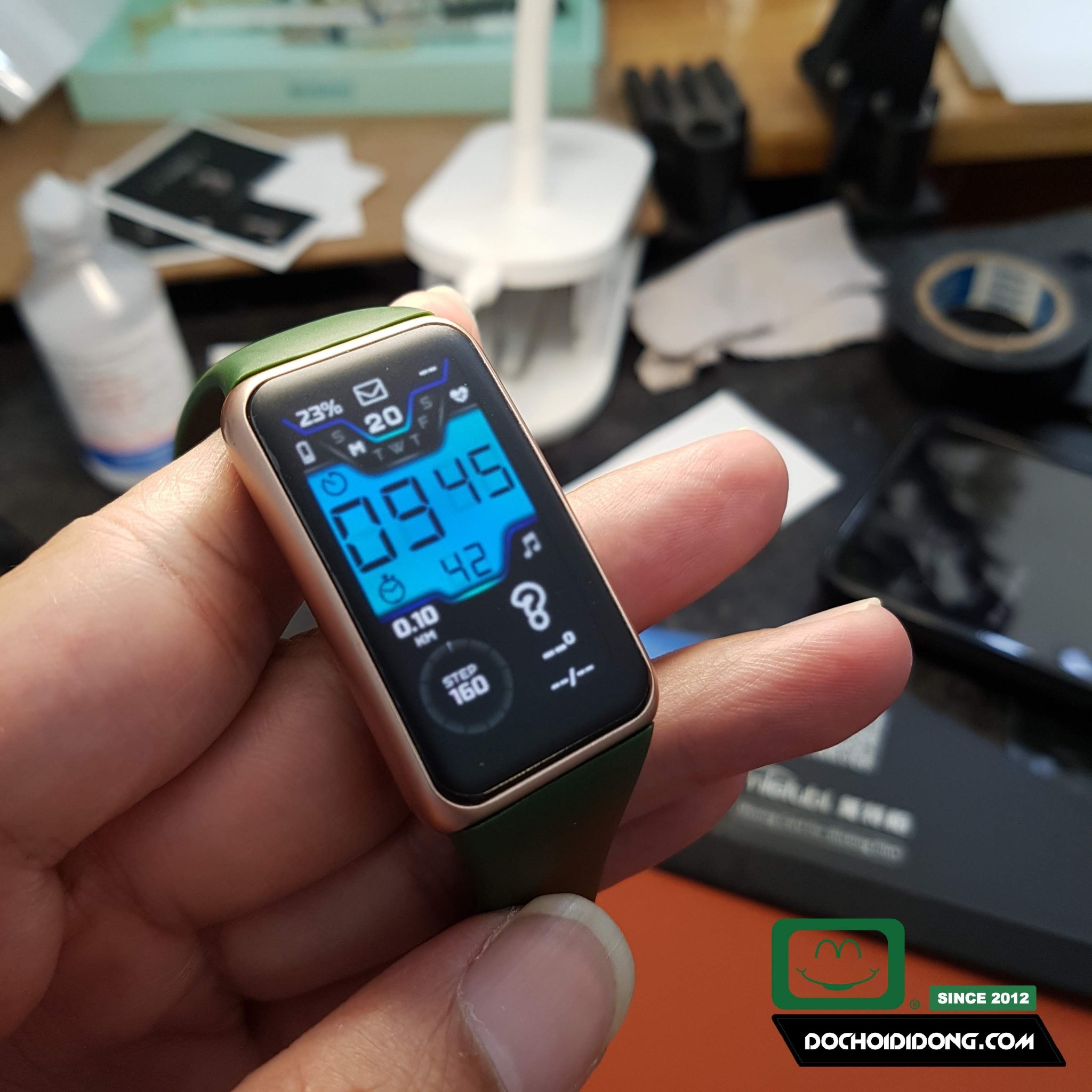 DÁN BẰNG NƯỚC - Miếng Dán PPF Bộ 3 Miếng Huawei Band 6 Trong, Nhám, Đổi Màu Cao Cấp