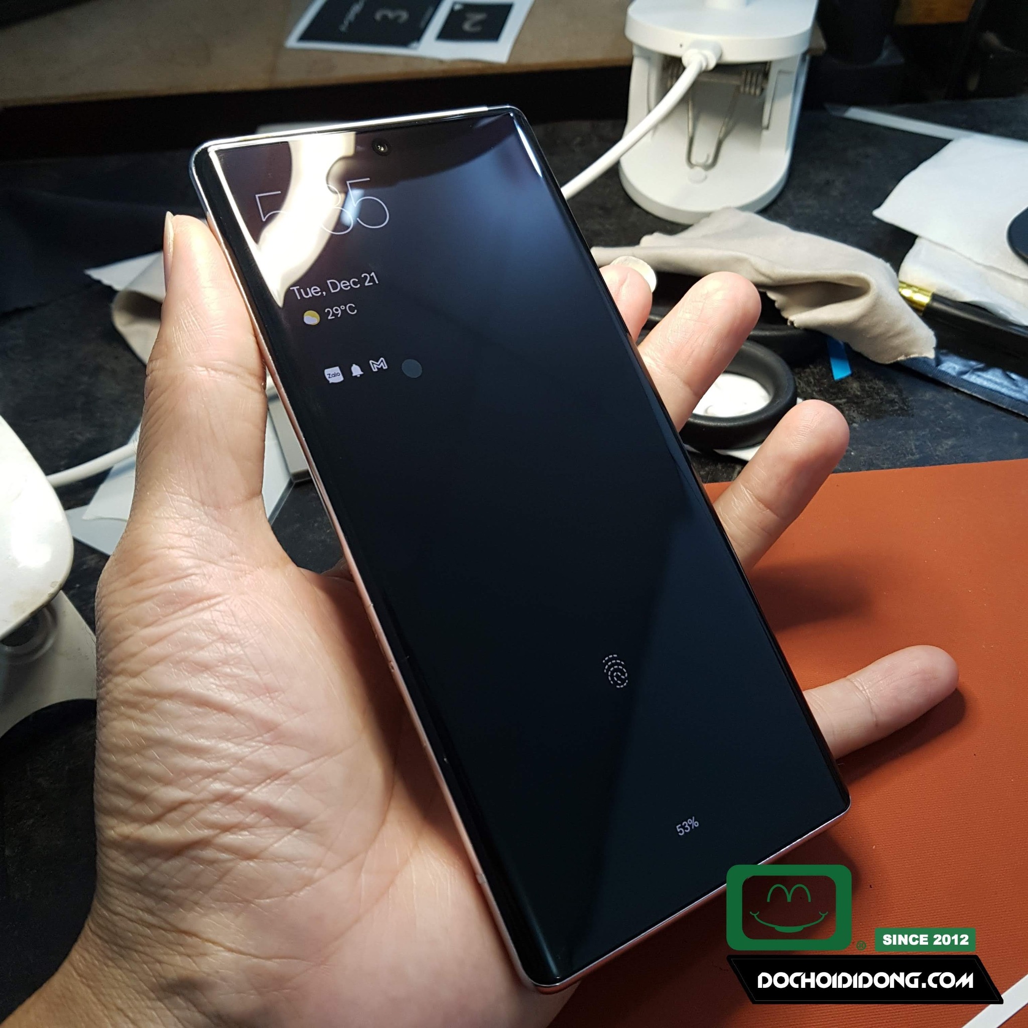 Miếng dán cường lực Google Pixel 6 Pro Zacase keo UV cao cấp