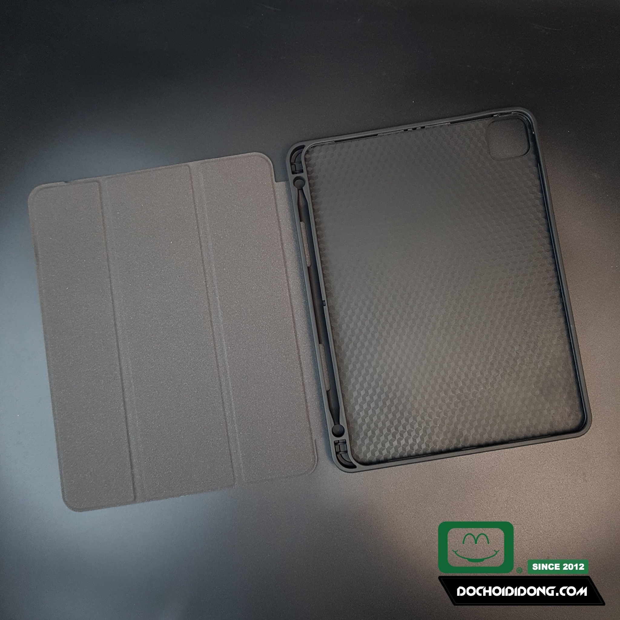 Bao Da IPad Pro 2020 M1 2021 Air 4 11 10.9 Lưng Dẻo Vân Vải