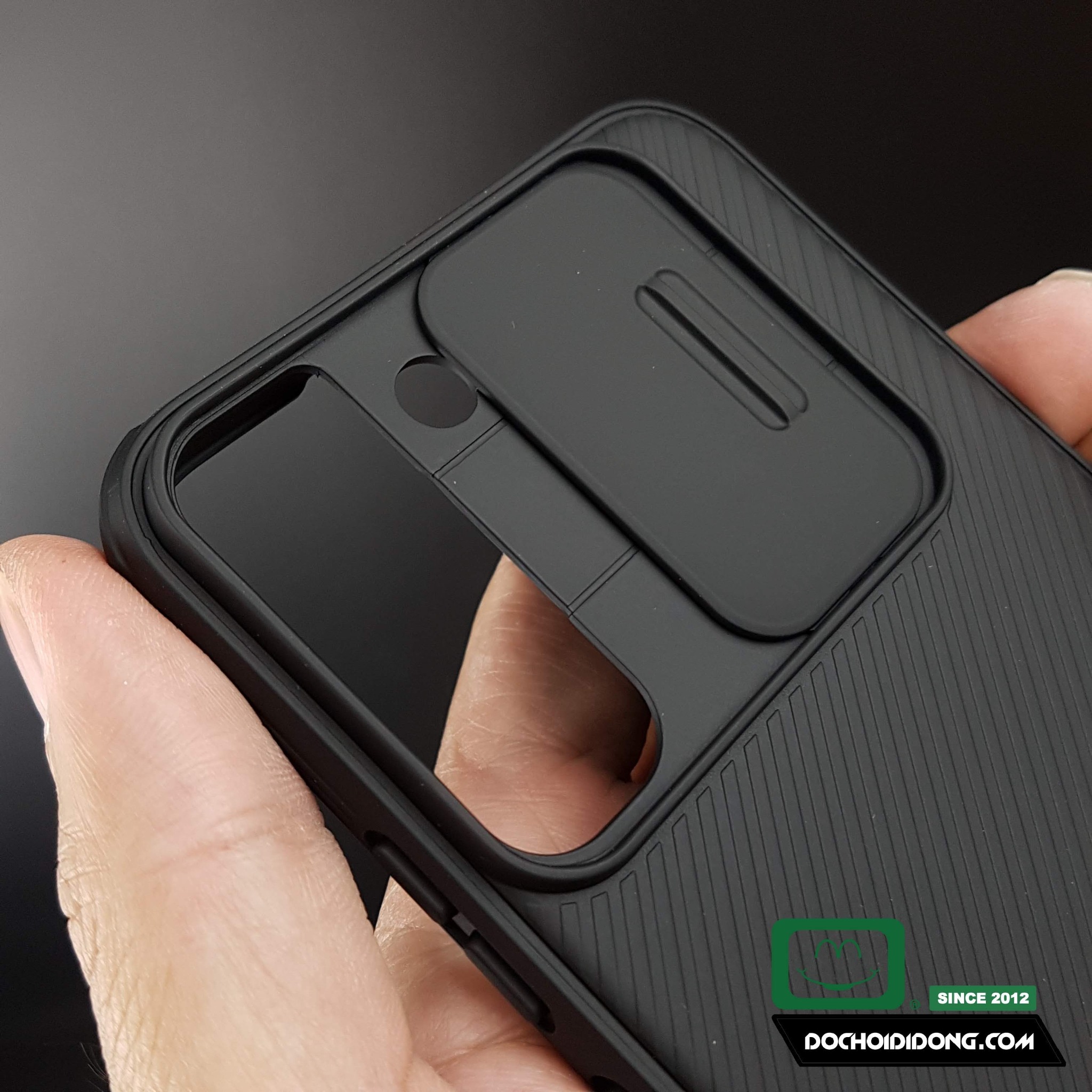Ốp Lưng Trượt Che Camera Nillkin Camshield Samsung S22 + Pro Plus Ultra 5G