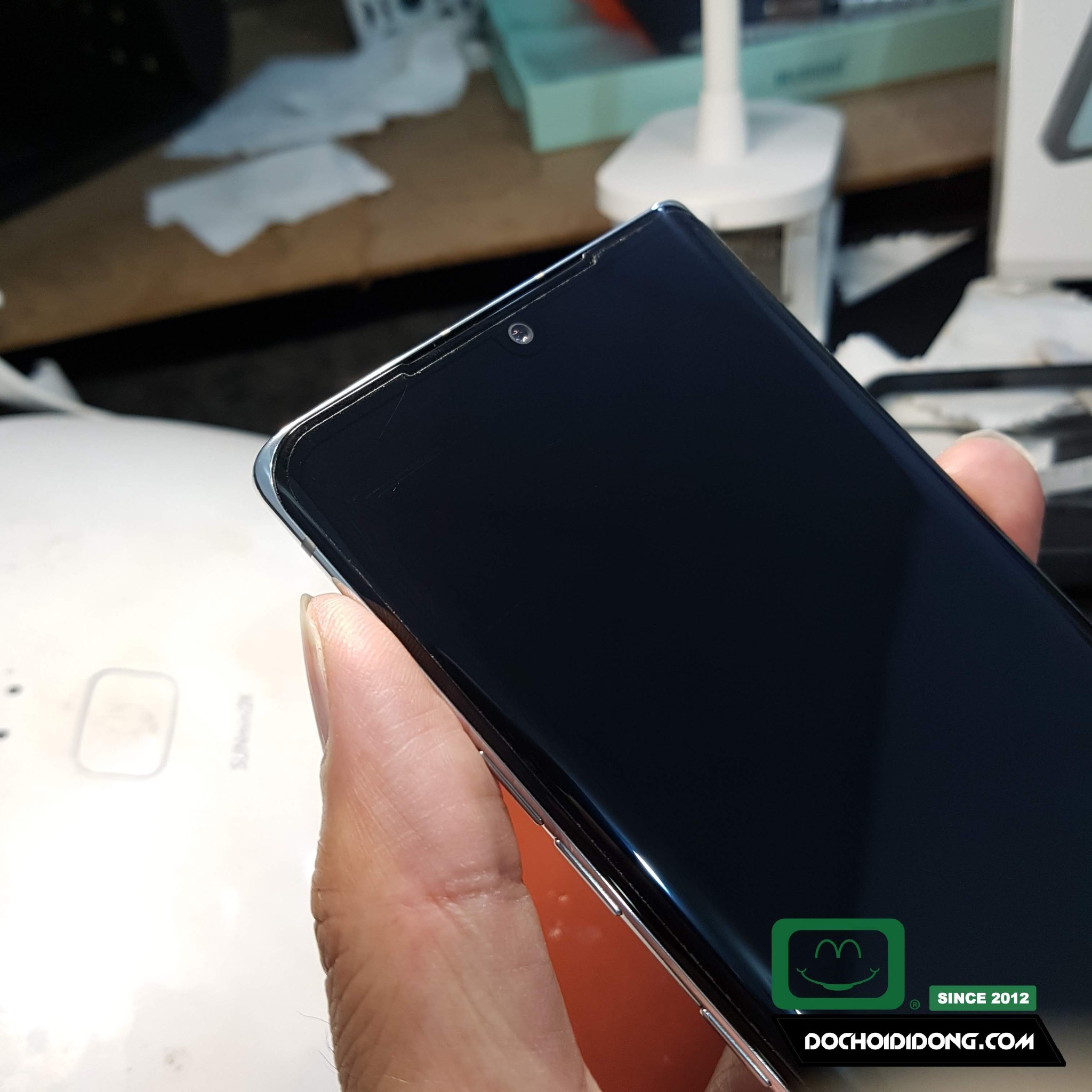 Miếng dán màn hình polime UV kháng khuẩn cao cấp dành cho LG Velvet ( LG G9 )
