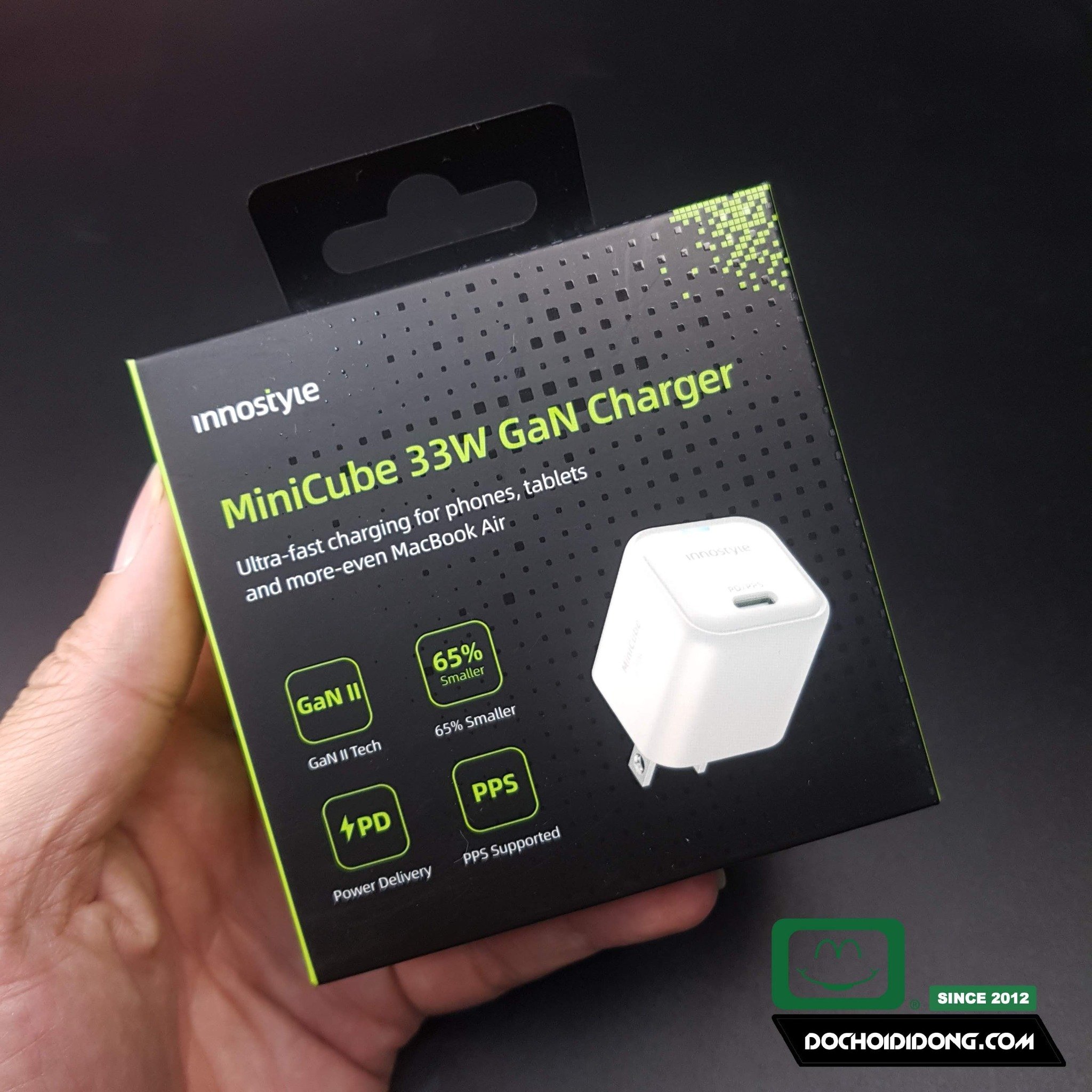 Củ Sạc Nhanh Innostyle MiniCube 33W GaN II Charger