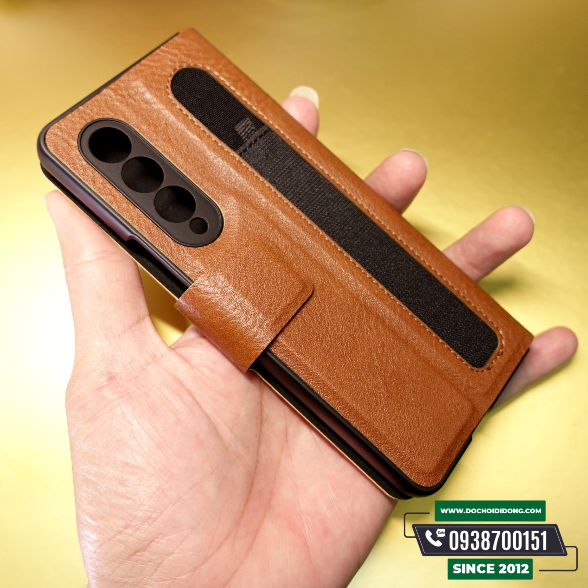 Bao Da Samsung Z Fold 3 Nillkin Aoge Leather Cao Cấp