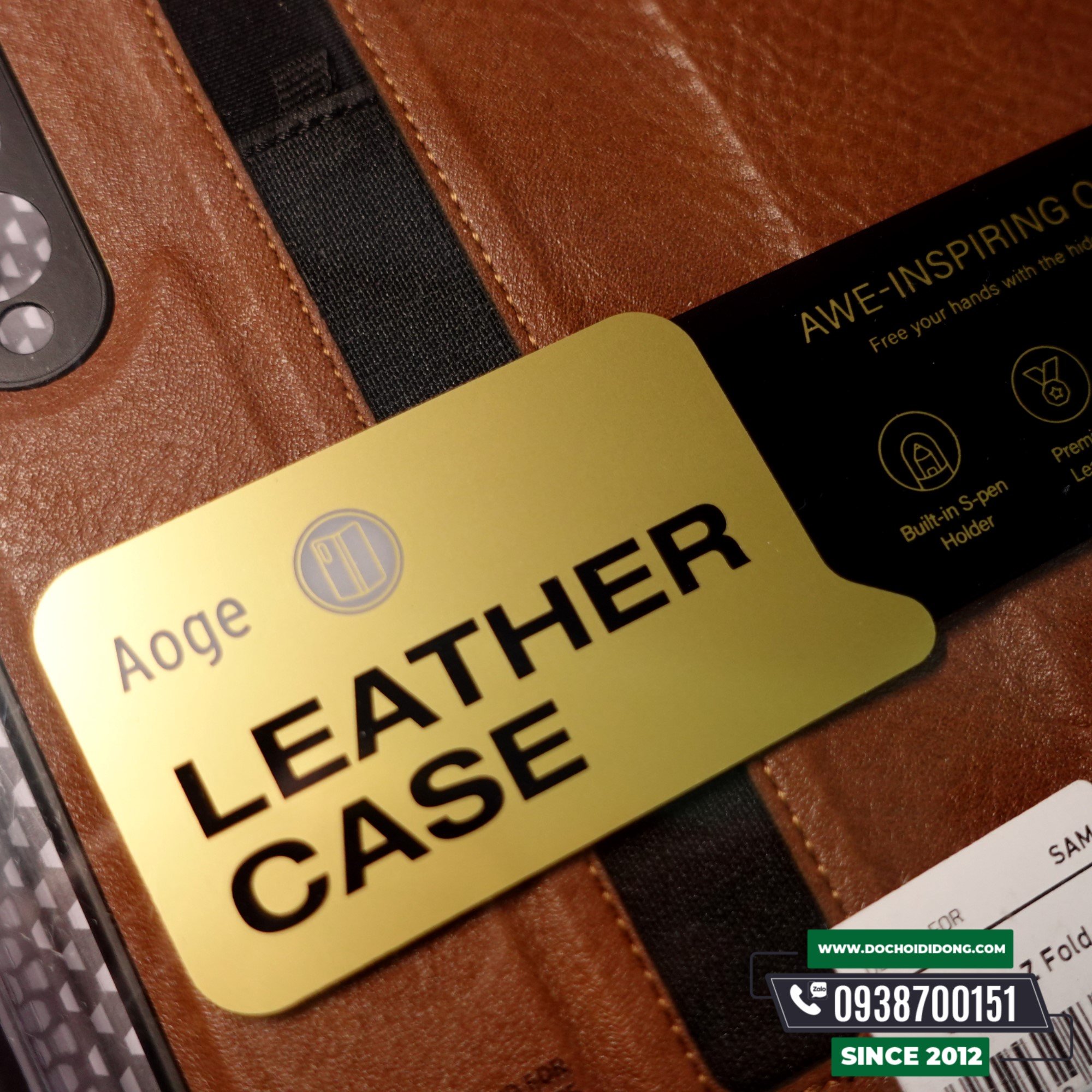 Bao Da Samsung Z Fold 3 Nillkin Aoge Leather Cao Cấp