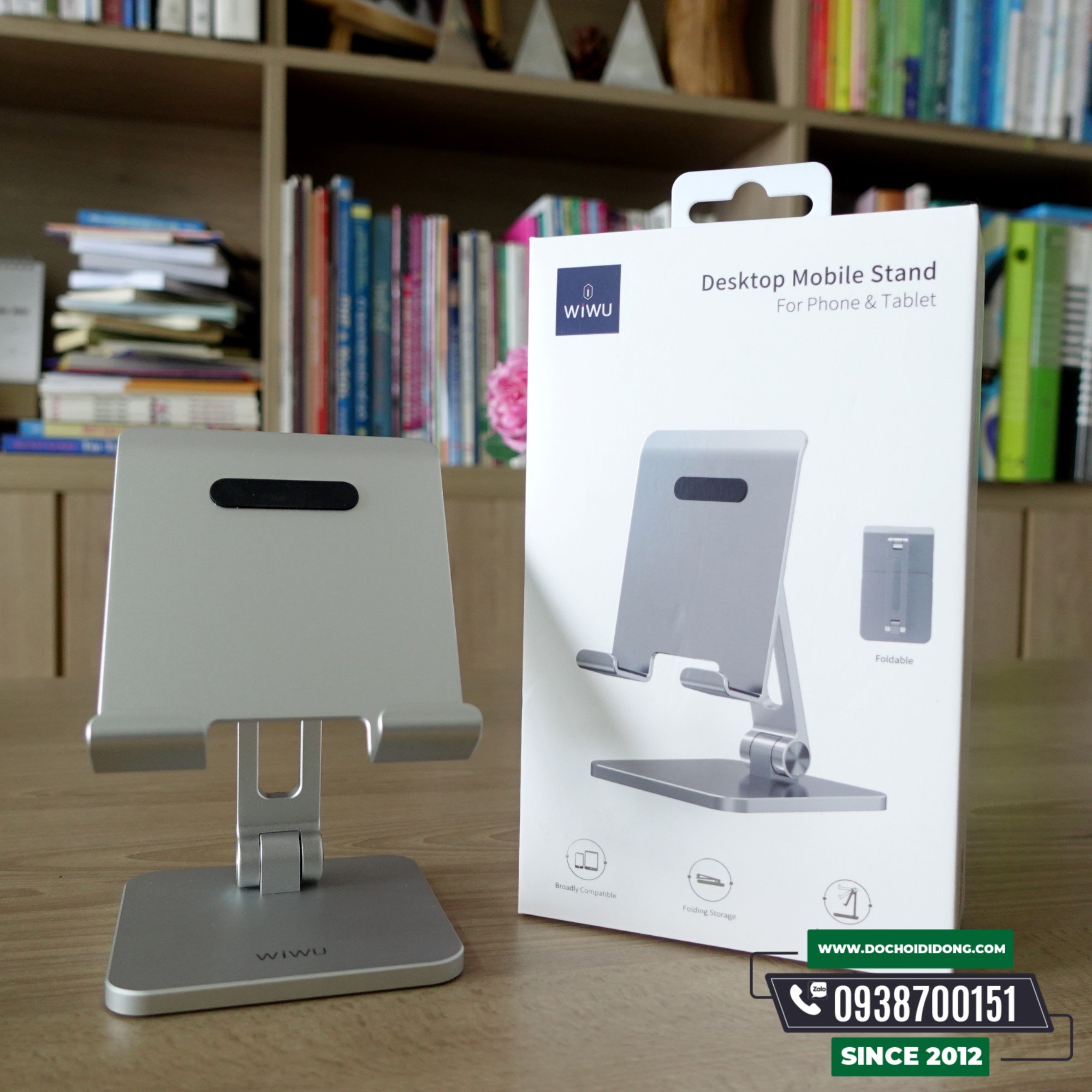 Giá Đỡ Điện Thoại, Ipad, Máy Tính Bảng Bằng Nhôm Wiwu Siêu Chắc