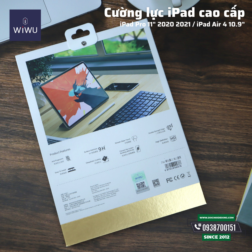 Cường Lực IPad Pro 11 10.9 Air 4 Wiwu