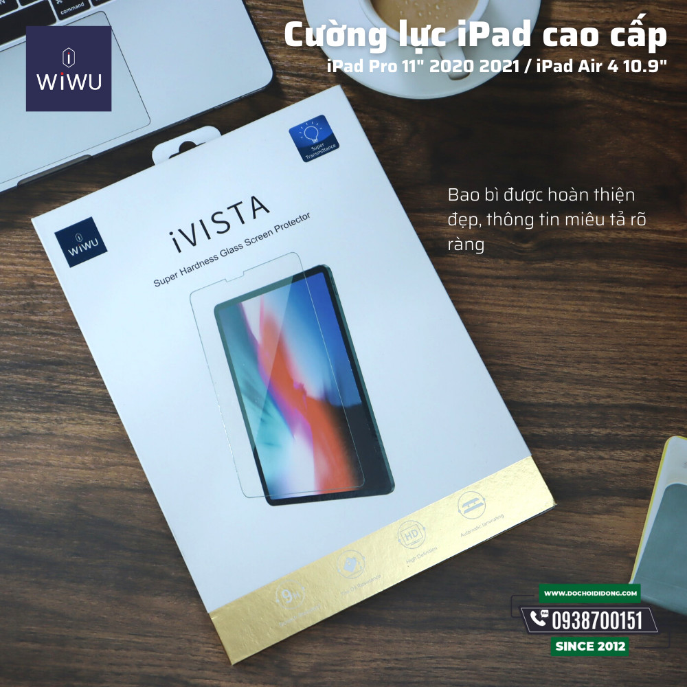 Cường Lực IPad Pro 11 10.9 Air 4 Wiwu