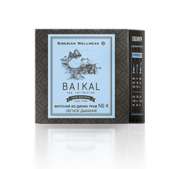 Trà thảo mộc Baikal tea collection. Herbal tea №4 -Trà Thảo Mộc Baikal Số 4 Tăng Sức Đề Kháng, Hỗ Trợ Cảm Cúm Thực phẩm bảo vệ sức khỏe