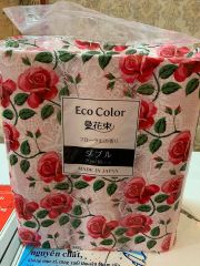 Giấy vệ sinh cao cấp kháng khuẩn hương hoa hồng Eco Color Nhật Bản