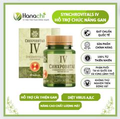 Bổ Gan Synchrovitals IV Hỗ Trợ Phục Hồi Bảo Vệ Gan Siberian Wellness Hộp 60 Viên Công Thức Nhịp Sinh Học Độc Đáo, Bản Quyền