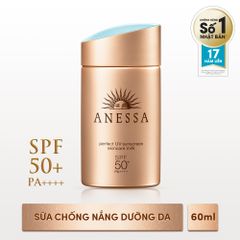 Kem chống nắng Anessa Perfect UV Sunscreen Skincare Milk SPF50+ PA++++