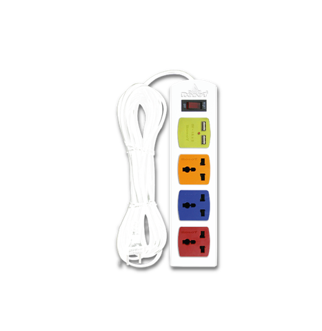 Ổ Cắm Điện 3 Ổ 3 Chấu + USB MULTI 3S3U