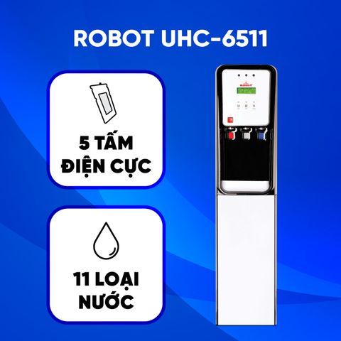 Máy lọc nước điện giải Nóng Nguội Lạnh UHC 6511