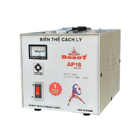 Biến thế cách ly AP15 1KVA (Dây nhôm)