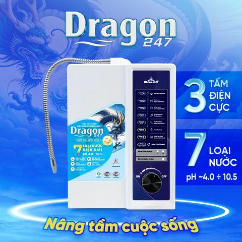 Máy lọc nước điện giải ion kiềm ROBOT Dragon 247