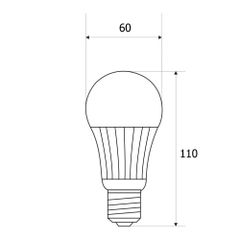  LED Bulb RB60 7W (Ánh Sáng Trắng) 