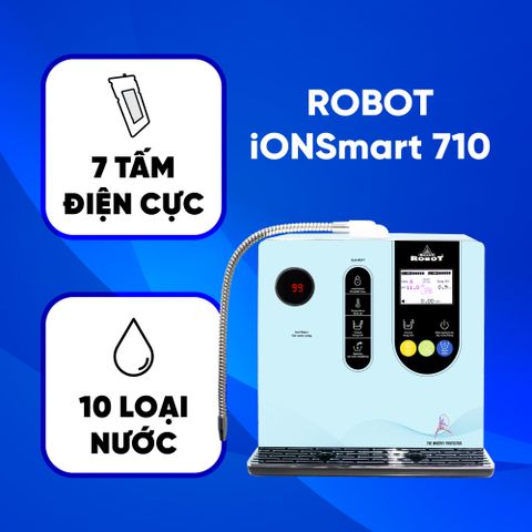 Máy lọc nước điện giải ion kiềm Nóng thông minh ionSmart 710