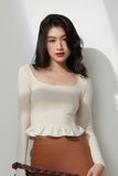 Áo peplum ngắn