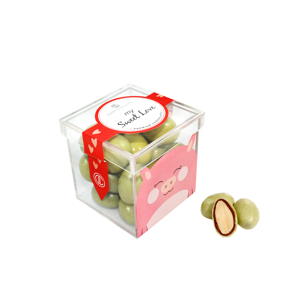 CC - B 001 HỘP ALMOND MATCHA CHOCOLATE