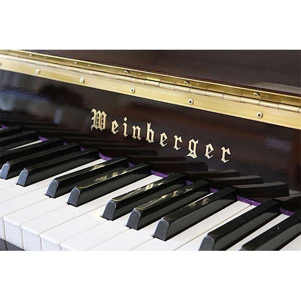 Đàn Piano Cơ Weinberger WB110 Nhỏ Gọn, Màu Nâu Bóng – Piano BT