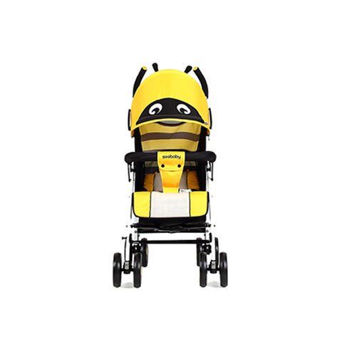Xe đẩy trẻ em seebaby màu vàng