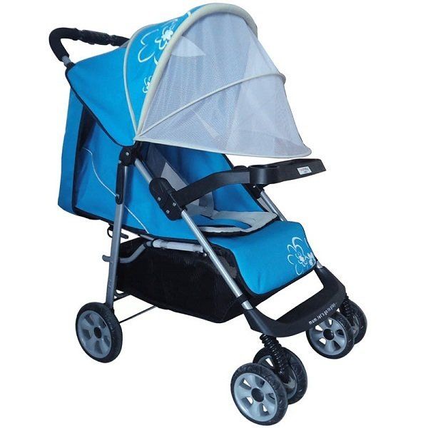 Xe đẩy trẻ em seebaby màu vàng