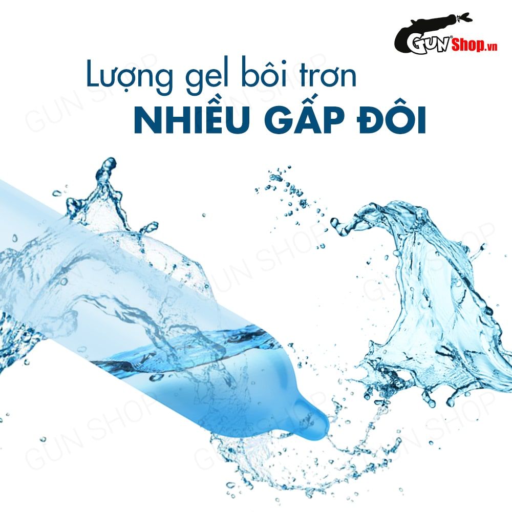 Bao cao su Mingliu Double Lubricating - Nhiều gel bôi trơn - Hộp 10 cái