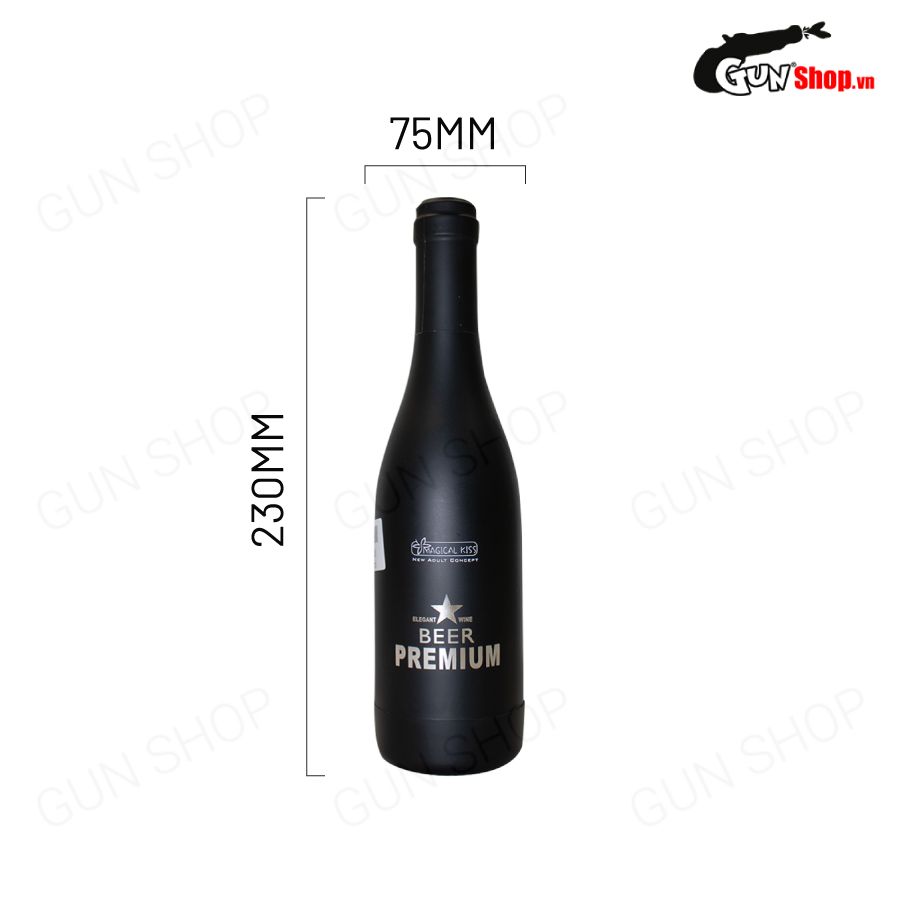 Âm đạo giả Magical Kiss Beer Premium Black