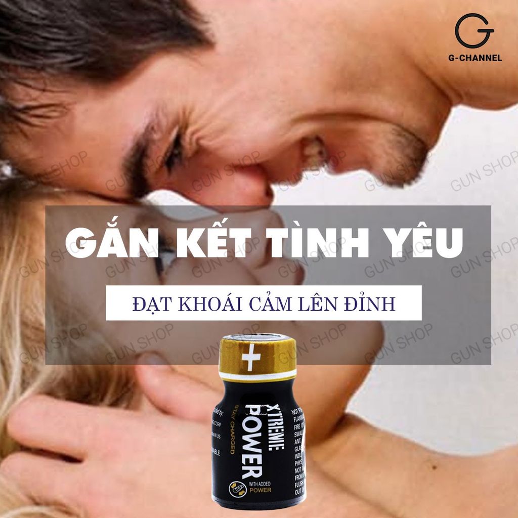 Chai hít tăng khoái cảm Popper PWD USA Xtreme Power - Chai 10ml