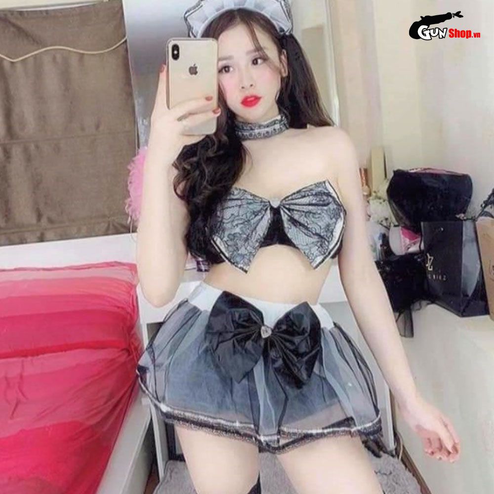 Thời trang cosplay công chúa bánh bèo nơ ngực cực xinh CC03