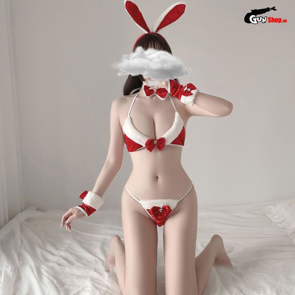 Thời trang sexy cosplay nàng thỏ bông đáng yêu màu đỏ NT16