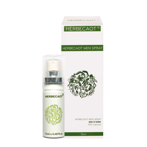 Chai xịt Đài Loan Herbecao - Kéo dài thời gian -Chai 15ml