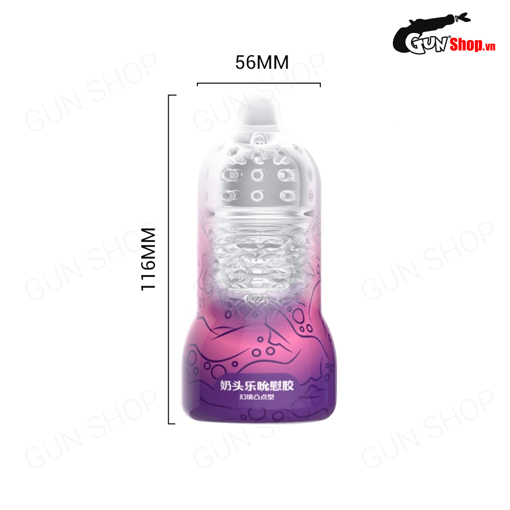 Âm đạo giả Leten Nipple Sucking Cup Purple