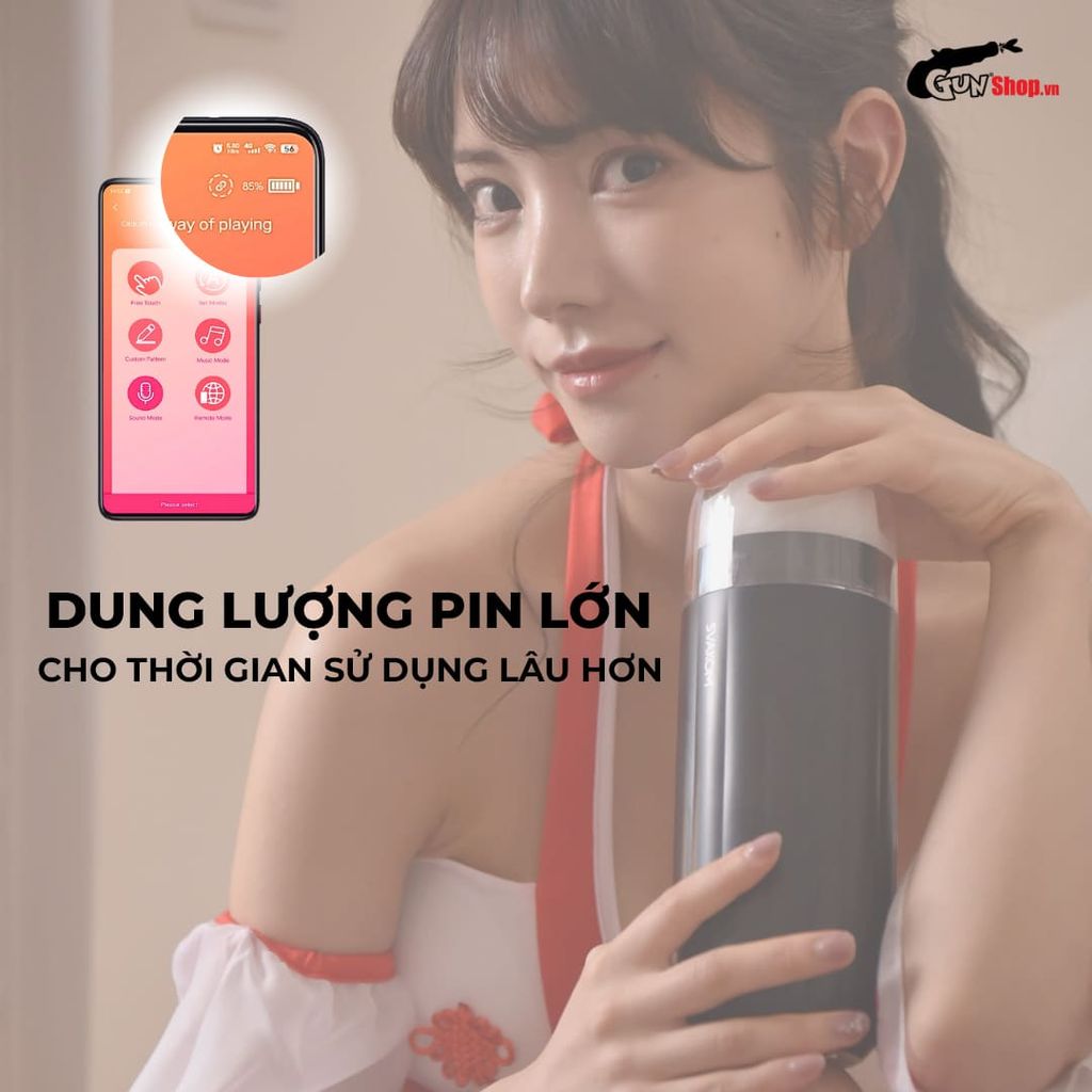 Âm đạo giả đa năng Svakom Sam Neo