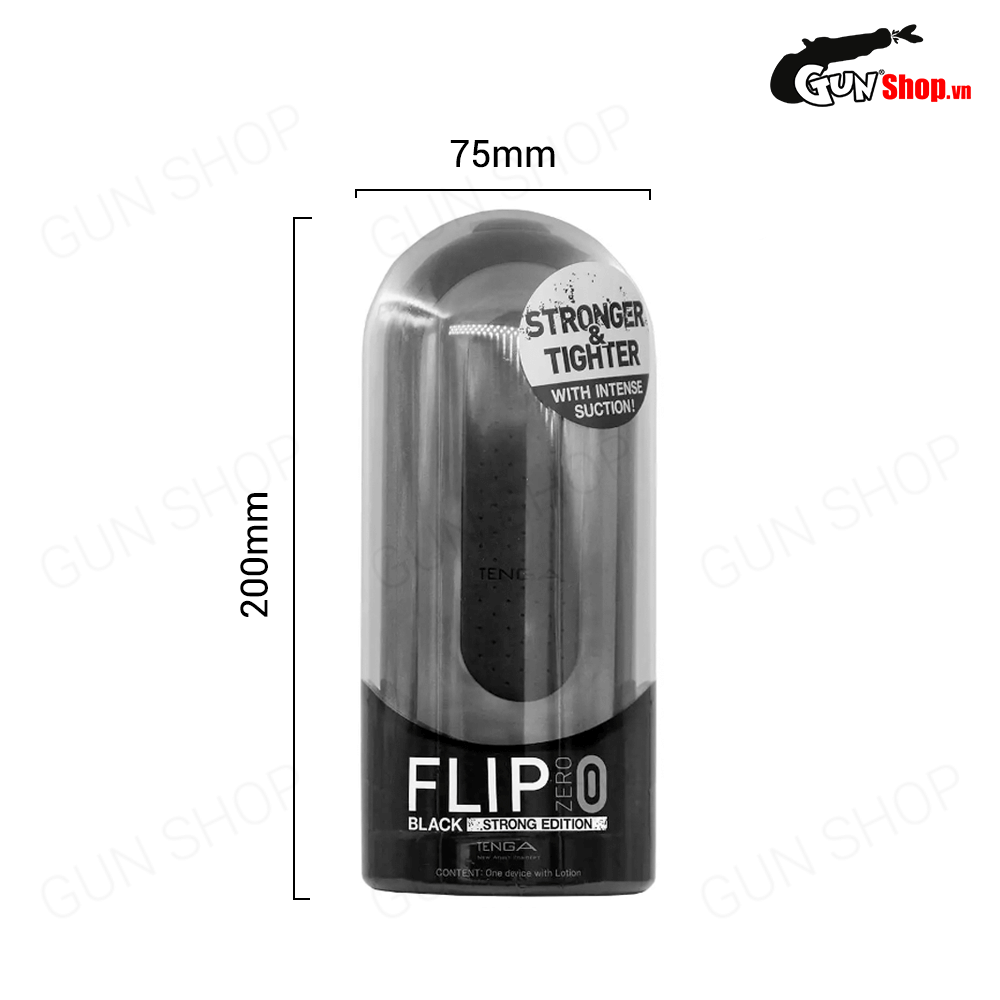 Âm đạo giả Tenga Flip Zero Black Strong Edition