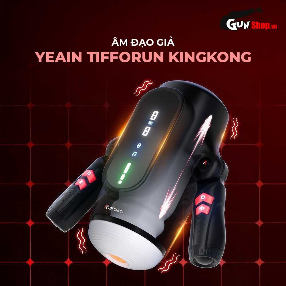 Âm đạo giả rung thụt tự động Yeain Tifforun KingKong