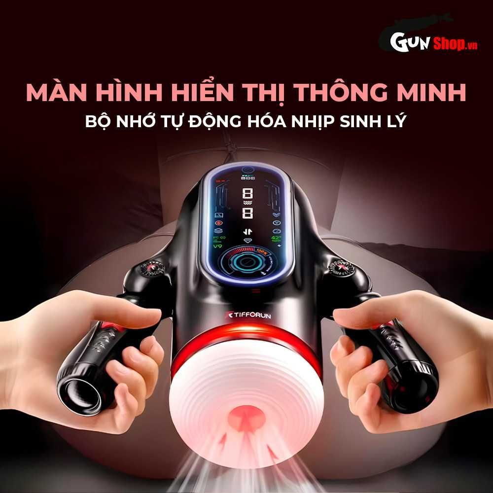 Âm đạo giả rung thụt tự động Yeain Tifforun KingKong