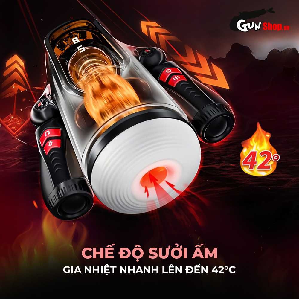 Âm đạo giả rung thụt tự động Yeain Tifforun KingKong