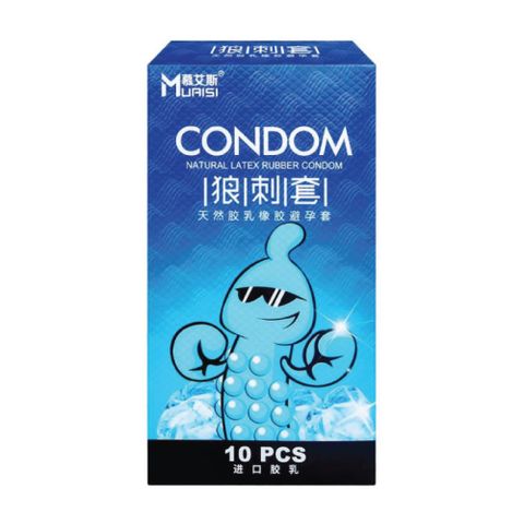 Bao cao su Condom Muaisi - Siêu điểm nổi, mát lạnh - Hộp 10 cái