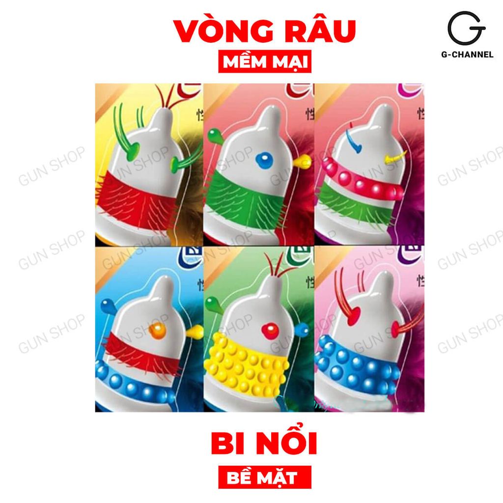 Bao cao su Runbo - Gân gai lớn - Hộp 6 cái