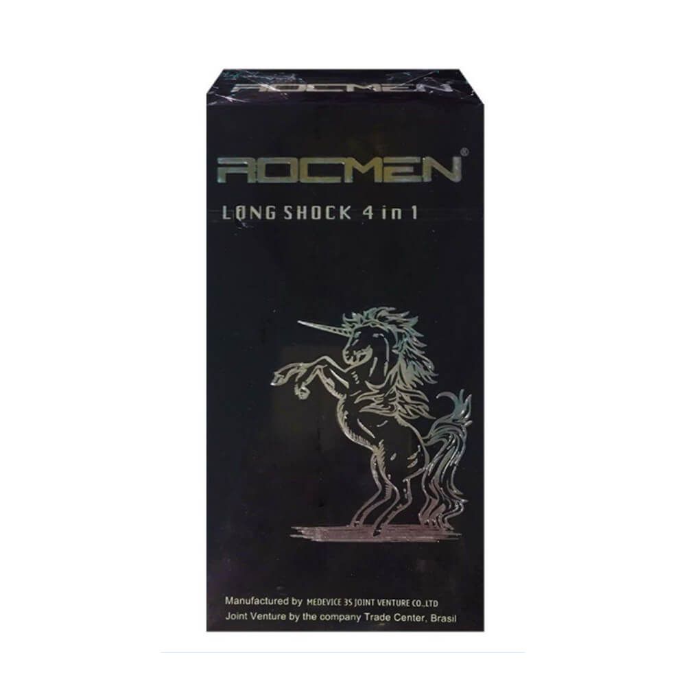 Bao cao su  Rocmen Long Shock - Kéo dài thời gian - Hộp 12 cái